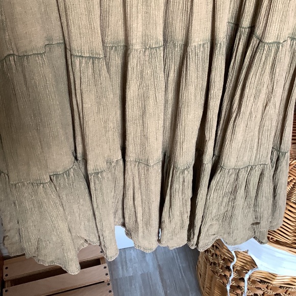 Free People Full Swing Candy Dress boho mini dress S preowned oversized - Picture 7 of 9